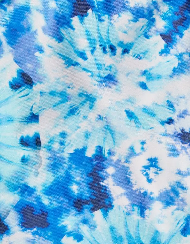 Children Tie Dye Crochet Swimsuit Blue Monsoon Beachwear and Swimwear