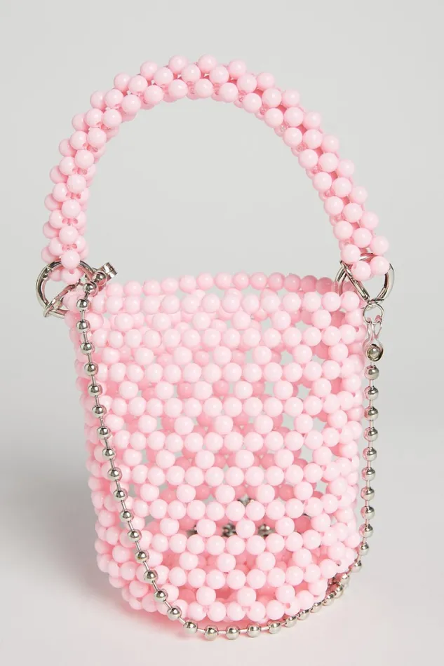 Chonamie Beaded Mini Crossbody Bag In Pink Women Showpo Bags