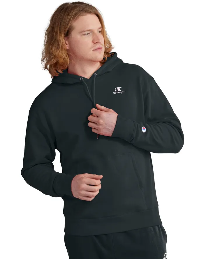 Classic Fleece Hoodie Embroidered C Script Logo Black Men Champion Hoodies and Sweatshirts Classic Fleece Hoodie Embroidered C Script Logo Black Men Champion Hoodies and Sweatshirts