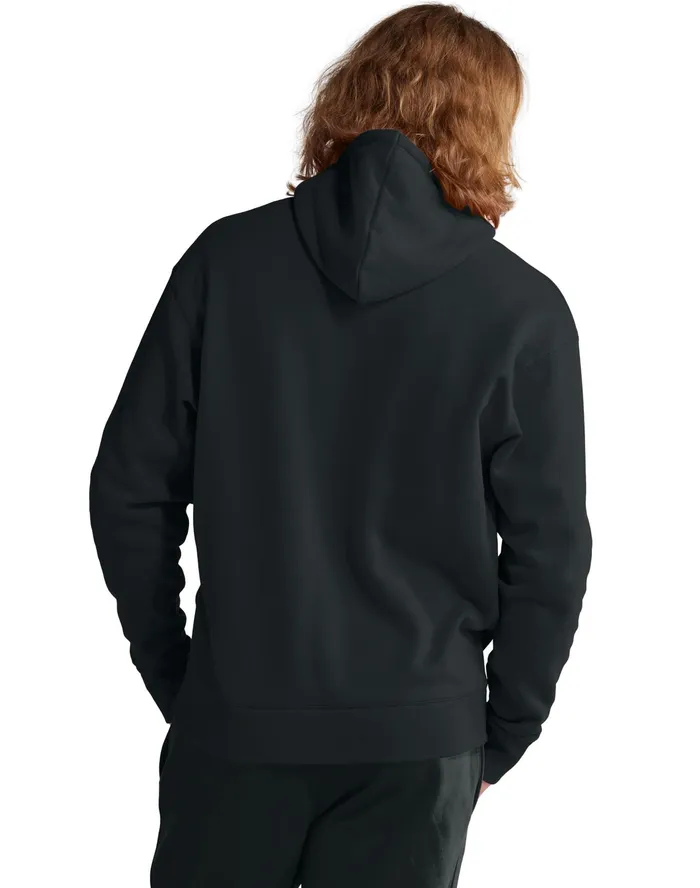 Classic Fleece Hoodie Embroidered C Script Logo Black Men Champion Hoodies and Sweatshirts