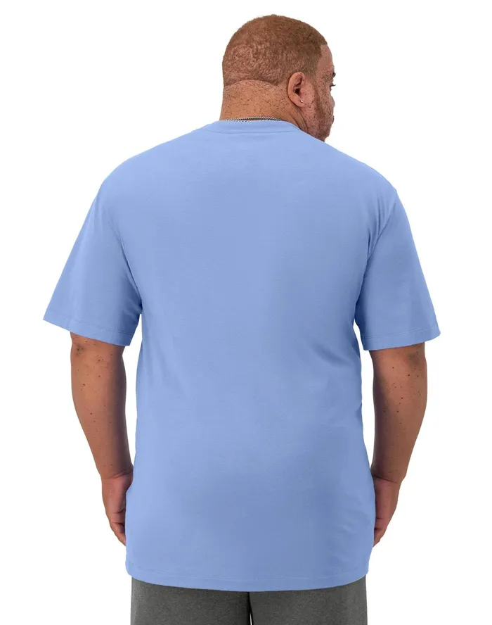 Classic Graphic TShirt Intramural Basketball Big and Tall Plaster Blue Men Champion TShirts and Tops