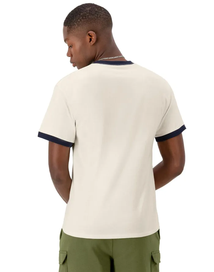 Classic Ringer Graphic TShirt Rec Club Intramural Natural Men Champion TShirts and Tops