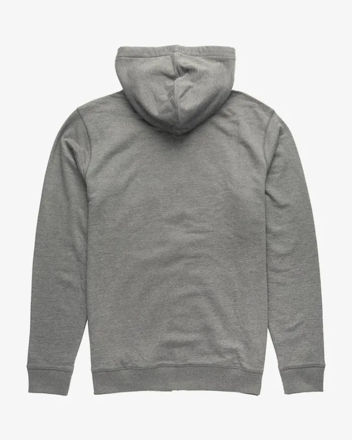 Classic ZipUp Hoodie Grey Men Billabong Hoodies and Fleece