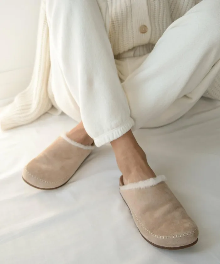 Clogs Women Jenni Kayne ShearlingLined Moc Clog Natural