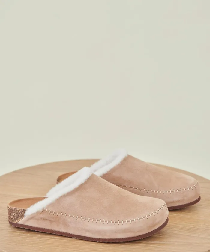 Clogs Women Jenni Kayne ShearlingLined Moc Clog Natural