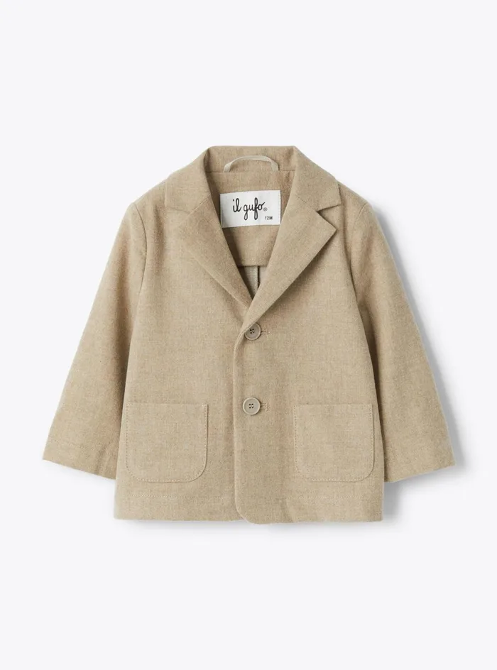 Coats And Jackets Baby 036 Il Gufo Technowool Blazer