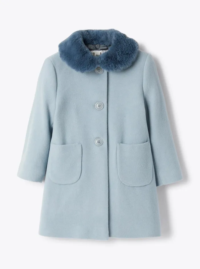Coats And Jackets Girl 216 Il Gufo Wool And Cashmere Blend Coat