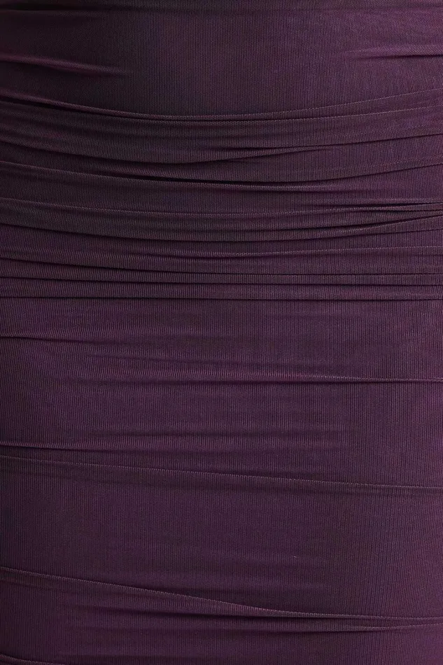 Coming For You Midi Dress 8211 Mesh Dress In Dark Purple Women Showpo Curve Clothes
