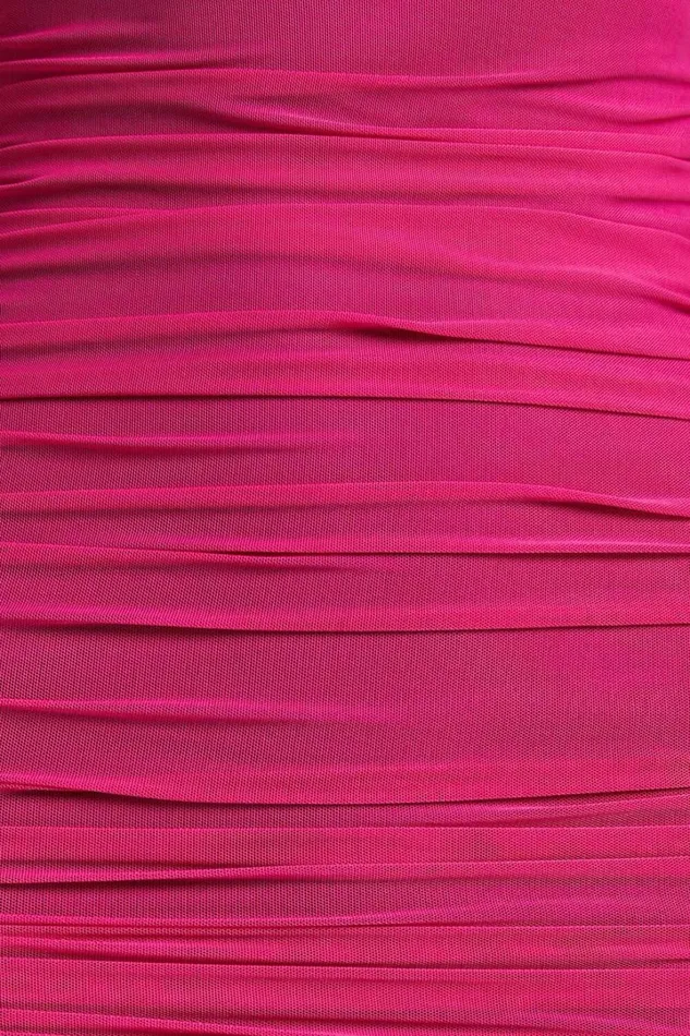 Coming For You Midi Dress 8211 Mesh Dress In Hot Pink Mesh Women Showpo Curve Clothes