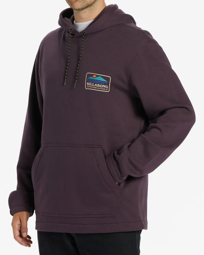 COMPASS PULLOVER Fig Men Billabong Hoodies and Fleece COMPASS PULLOVER Fig Men Billabong Hoodies and Fleece