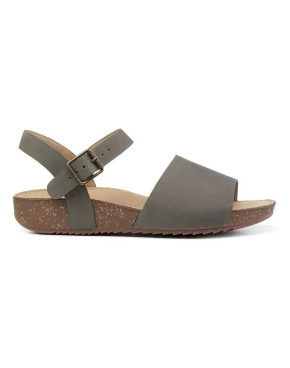 Conwy Sandals Khaki Women Hotter Flat Sandals