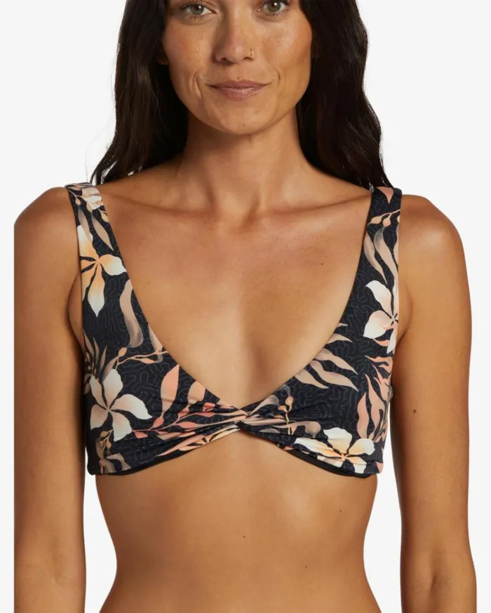 Coral Gardeners Twisted Tank Bikini Top Multi Women Billabong Bikinis