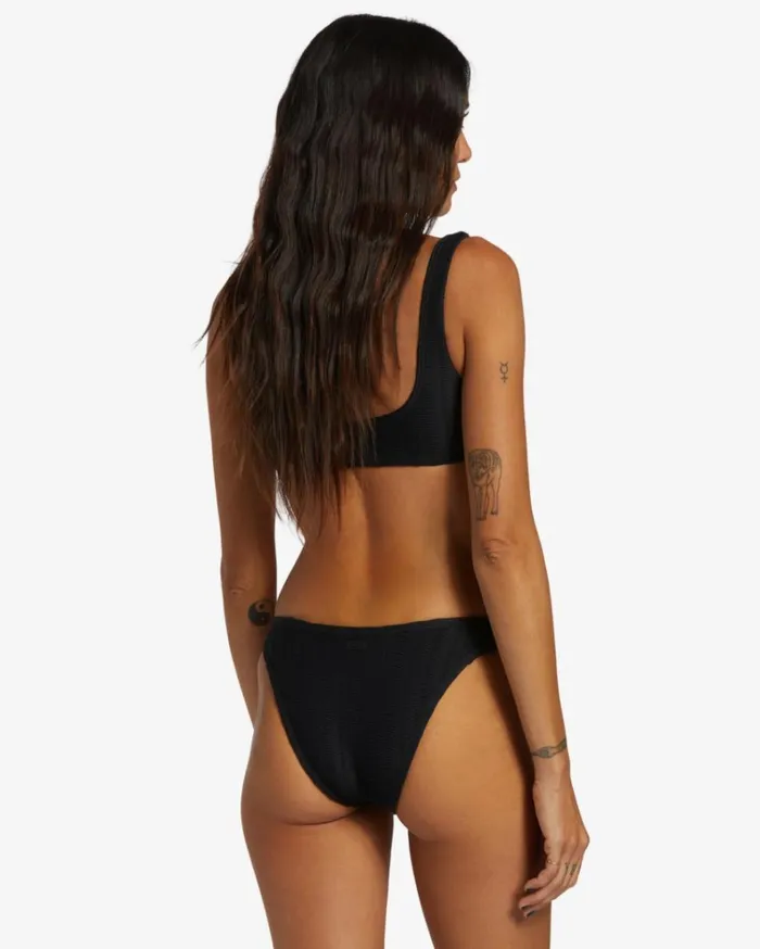 Coral Gardeners Wave Trip High Leg Bikini Bottoms Black Pebble Women Billabong Bikini Bottoms