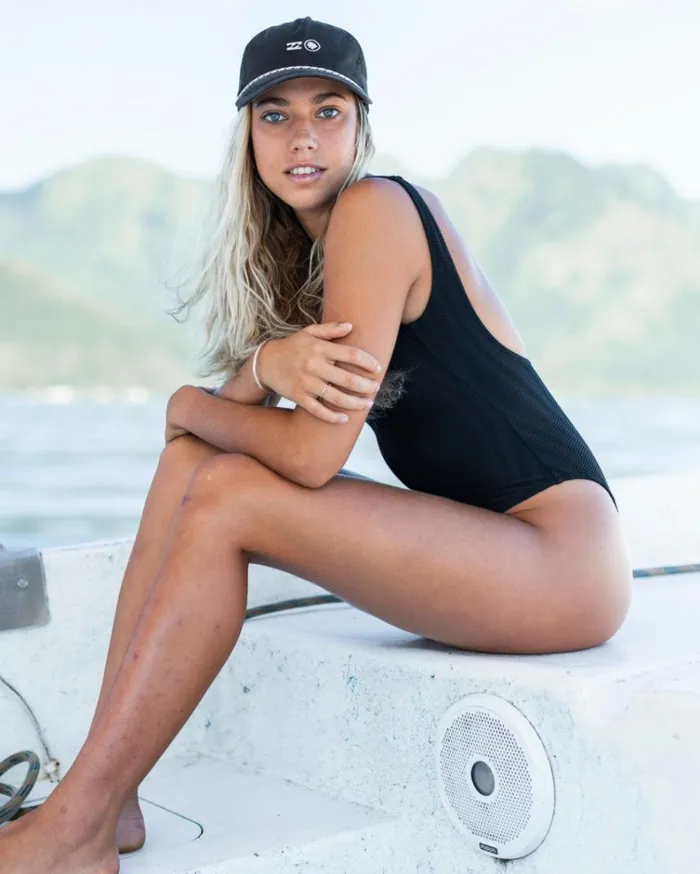 Coral Gardeners Wave Trip OnePiece Swimsuit Black Pebble Women Billabong One Pieces