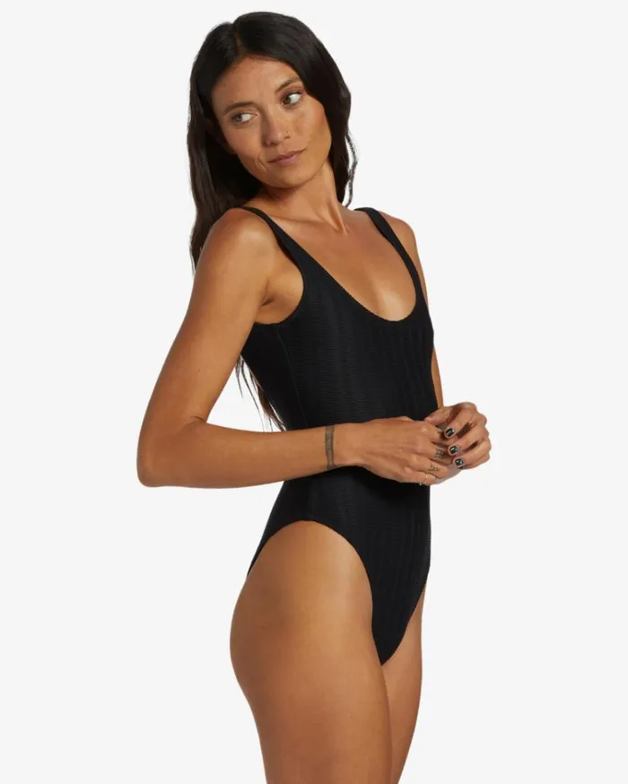 Coral Gardeners Wave Trip OnePiece Swimsuit Black Pebble Women Billabong One Pieces