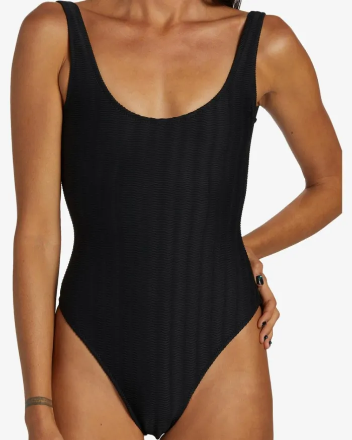 Coral Gardeners Wave Trip OnePiece Swimsuit Black Pebble Women Billabong One Pieces