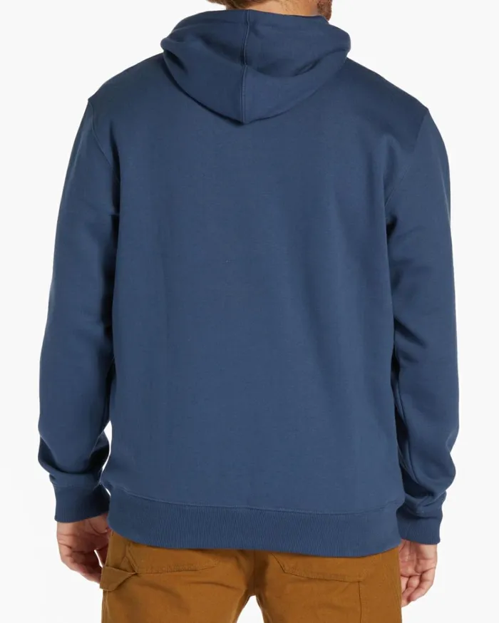 Core Arch Hoodie Dark Blue Men Billabong Hoodies and Fleece