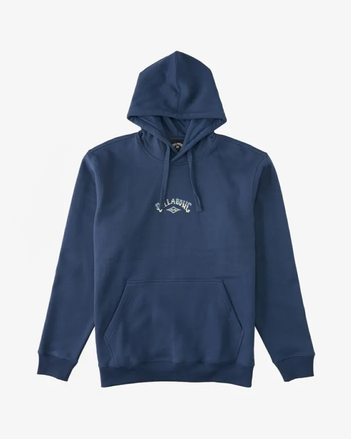 Core Arch Hoodie Dark Blue Men Billabong Hoodies and Fleece