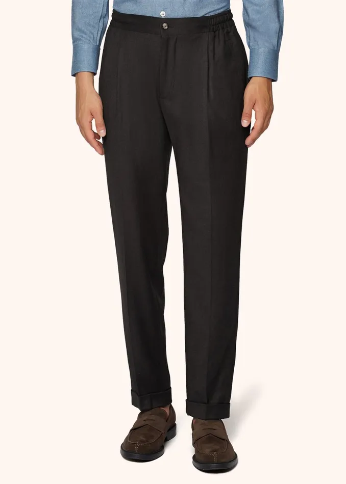 COTTON AND CASHMERE COMFORT TROUSERS Men Kiton Pants COTTON AND CASHMERE COMFORT TROUSERS Men Kiton Pants