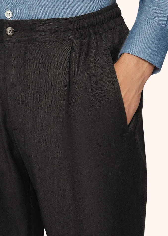 COTTON AND CASHMERE COMFORT TROUSERS Men Kiton Pants COTTON AND CASHMERE COMFORT TROUSERS Men Kiton Pants