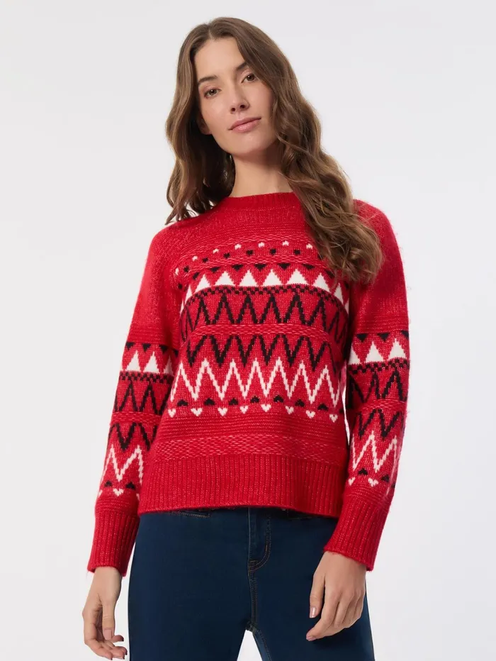 Crew Neck Scarf Sweater Women Jones New York Sweaters and Cardigans Crew Neck Scarf Sweater Women Jones New York Sweaters and Cardigans
