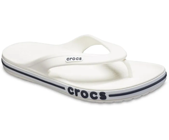 Crocs Bayaband Flip White Navy WomensMens Sandals