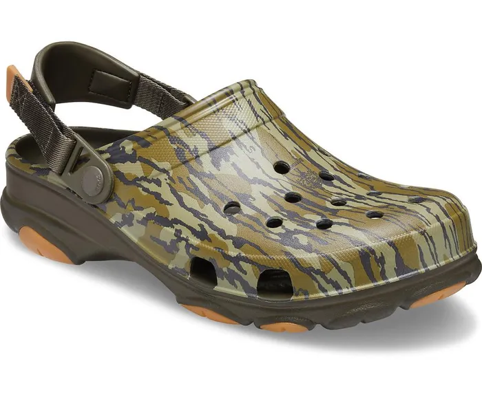 Crocs Classic AllTerrain Mossy Oak Bottomland Clog Khaki WomensMens Clogs