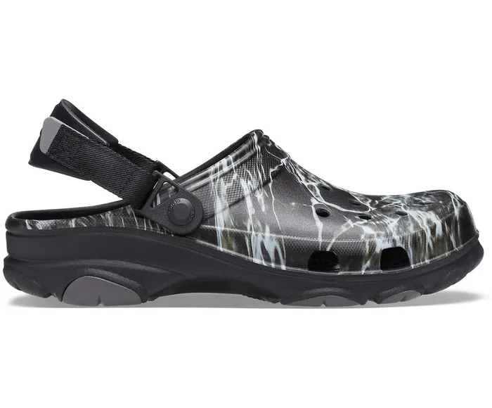 Crocs Classic AllTerrain Mossy Oak Elements Clog Black WomensMens Clogs