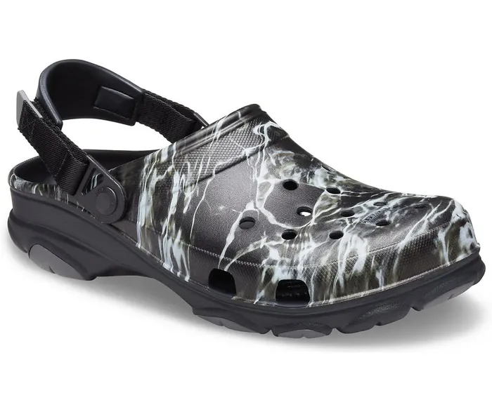 Crocs Classic AllTerrain Mossy Oak Elements Clog Black WomensMens Clogs