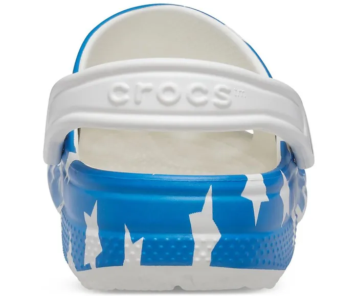 Crocs Classic American Flag Clog White Multi WomensMens Clogs