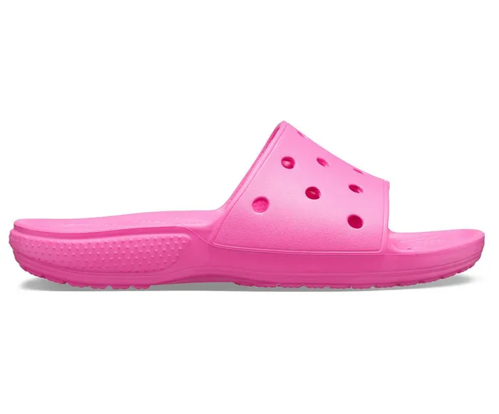 Crocs Classic Crocs Slide Electric Pink WomensMens Sandals