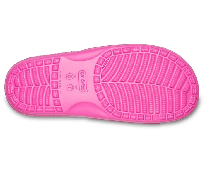 Crocs Classic Crocs Slide Electric Pink WomensMens Sandals