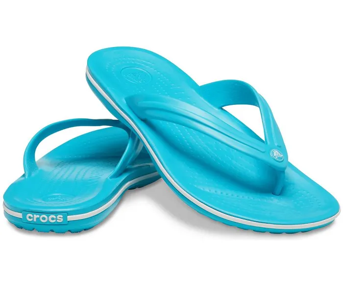Crocs Crocband Flip Digital Aqua WomensMens Sandals