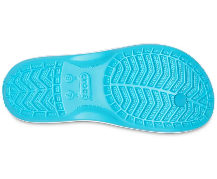 Crocs Crocband Flip Digital Aqua WomensMens Sandals