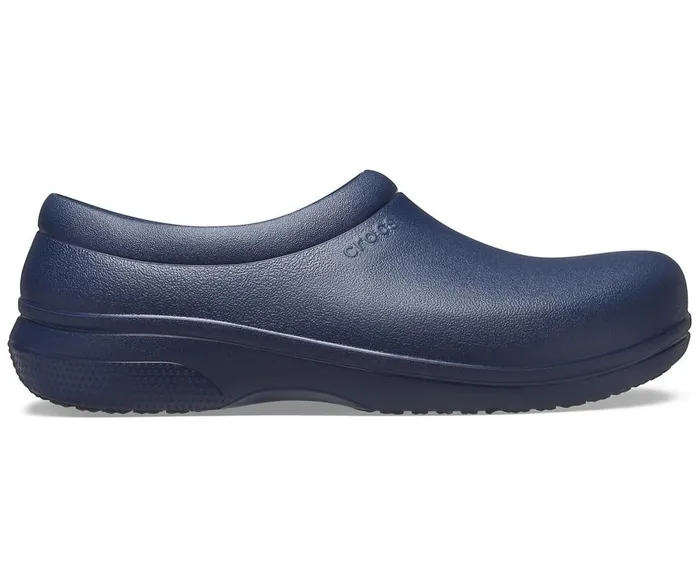 Crocs Crocs OnTheClock Work SlipOn Navy WomensMens Clogs