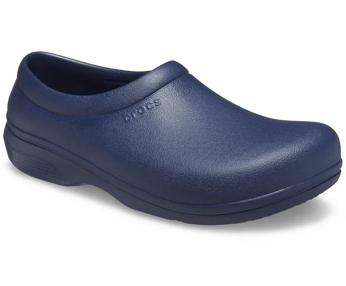 Crocs Crocs OnTheClock Work SlipOn Navy WomensMens Clogs