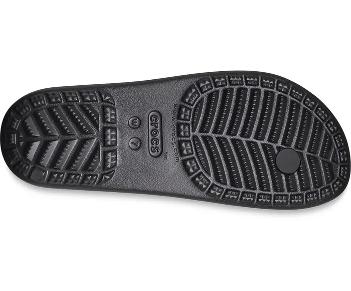 Crocs Crocs Sloane Snake Wedge Flip Black Womens FlipFlops
