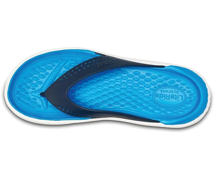 Crocs LiteRide Flip Navy White WomensMens Sandals