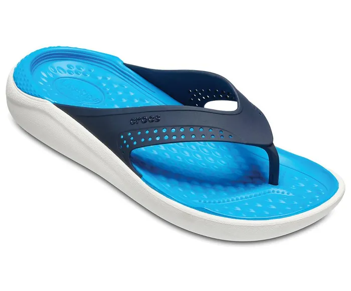 Crocs LiteRide Flip Navy White WomensMens Sandals