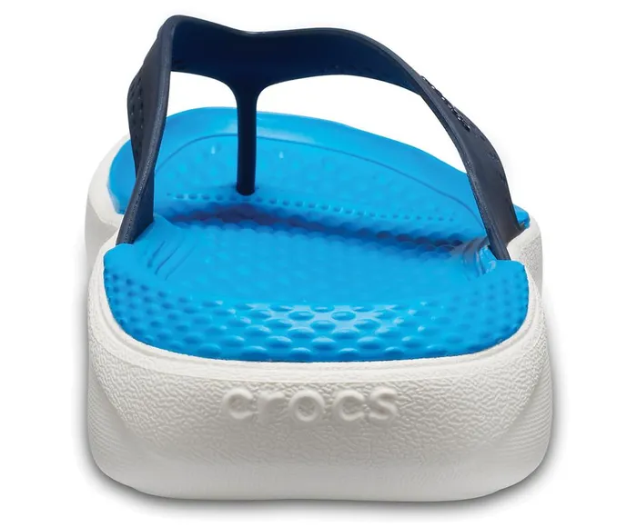 Crocs LiteRide Flip Navy White WomensMens Sandals