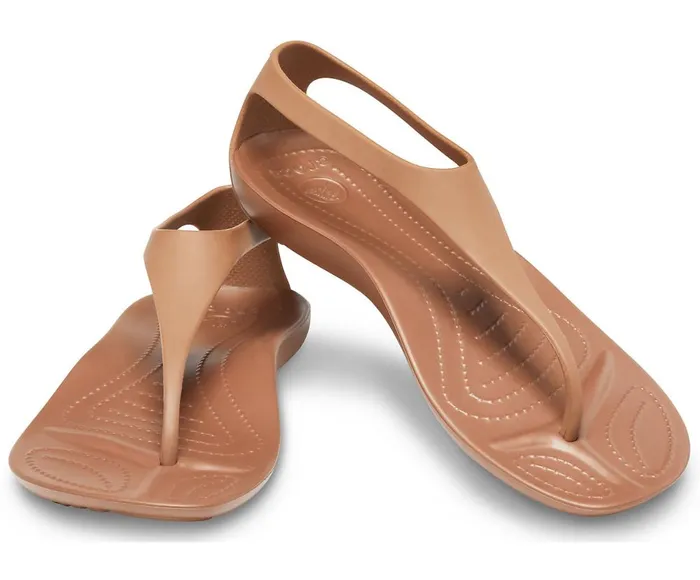 Crocs Sexi Flip Bronze Womens Sandals