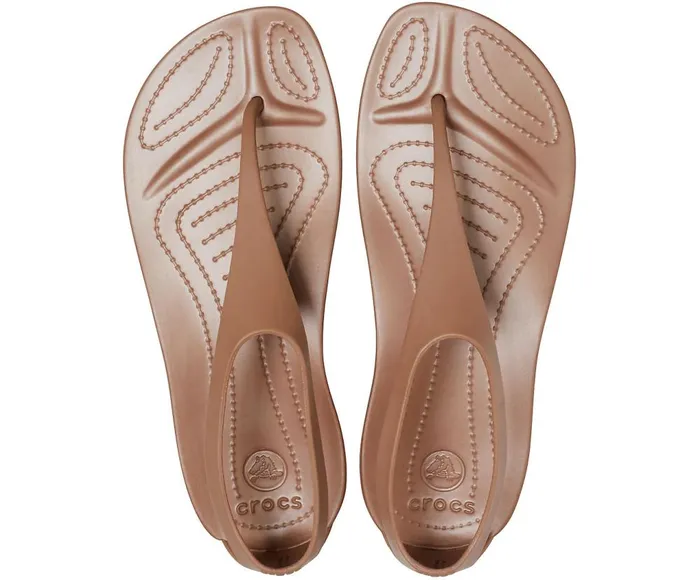 Crocs Sexi Flip Bronze Womens Sandals