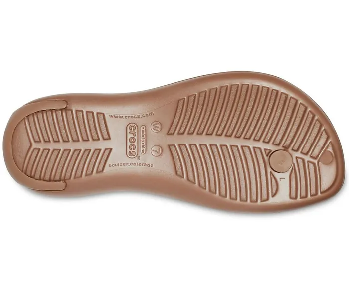 Crocs Sexi Flip Bronze Womens Sandals