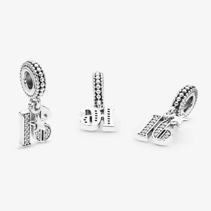 Dangle Charms Women Pandora 16th Celebration Dangle Charm