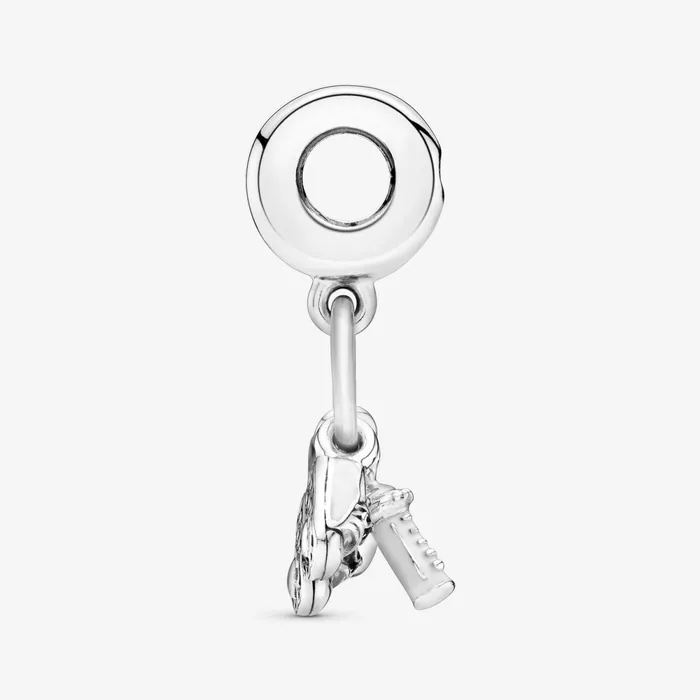 Dangle Charms Women Pandora Baby Bottle and Shoes Dangle Charm