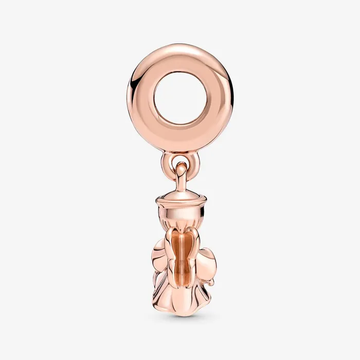 Dangle Charms Women Pandora Heart Winged Angel Dangle Charm