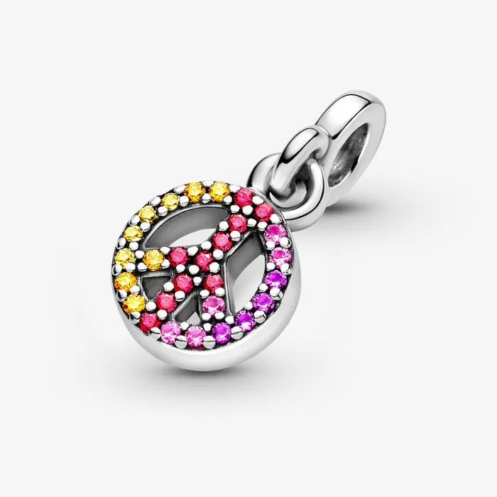 Dangle Charms Women Pandora Online ME Peace Sign Mini Dangle Charm