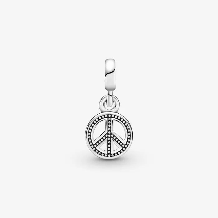 Dangle Charms Women Pandora Online ME Peace Sign Mini Dangle Charm