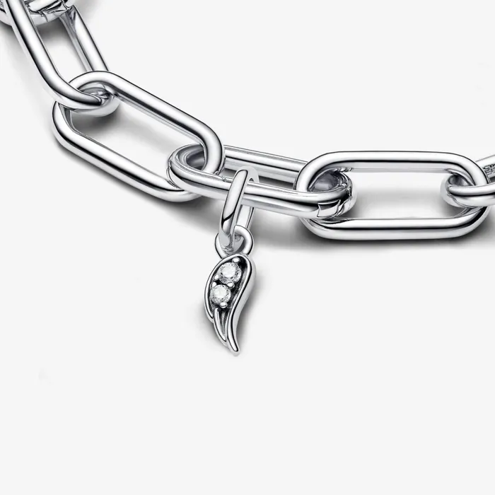 Dangle Charms Women Pandora Online ME Sparkling Angel Wing Mini Dangle Charm