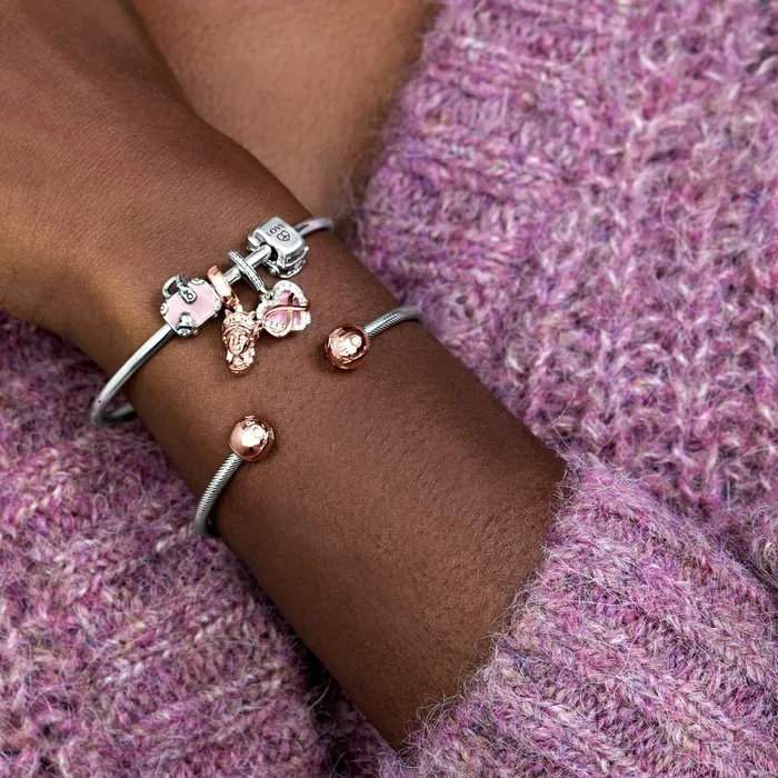 Dangle Charms Women Pandora Sparkling Infinity Heart Dangle Charm